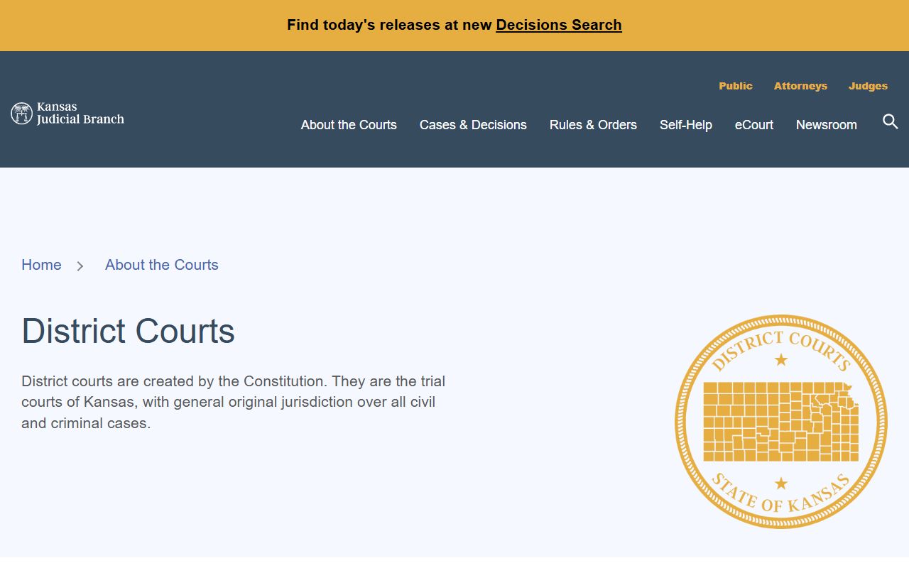 Decatur County District Court Kansas district court overview